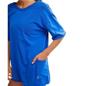 FREE PEOPLE - Electric Shock Hot Shot Tee Romper